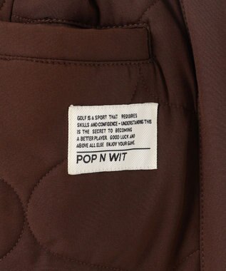 PW CIRCULUS 【撥水加工 / ストレッチ】【MEN】キルティング中綿パンツ ゴルフ ダークブラウン系