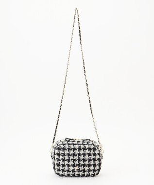 TOCCA TWEED CAMERA BAG カメラバッグ ブラック×ホワイト系