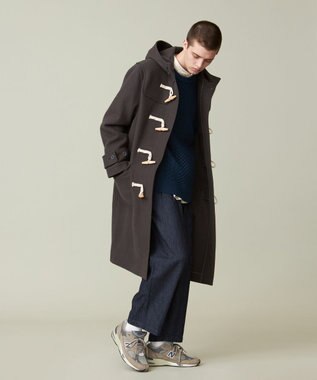 J.PRESS YORK STREET 【UNISEX】メルトンダッフルコート グレー系