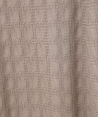 earth music&ecology ＳＥＴ２点ジャカードシャツ＋キャミドレ Mocha