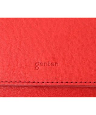 genten ミネルヴァ2 2つ折り財布外ボックス アカ