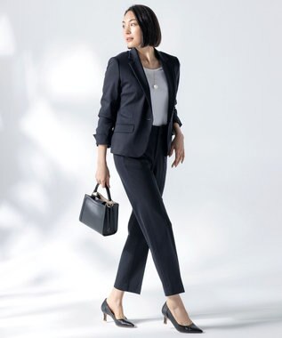 自由区 【Sサイズ有】360°FREE ウォッシャブル パンツ ネイビー系