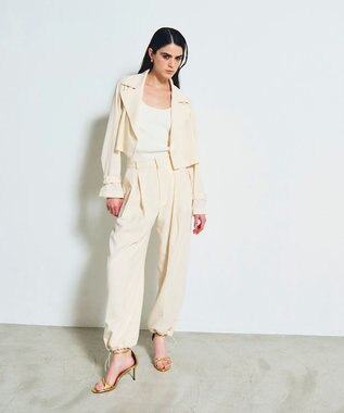 GRACE CONTINENTAL ストレッチスラブ3WAYコート キナリ