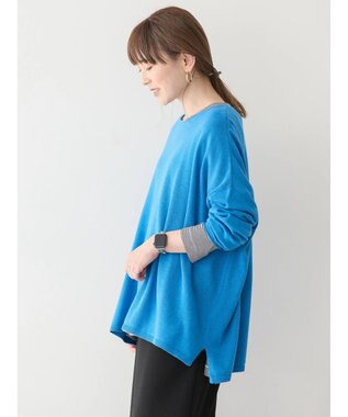 AMERICAN HOLIC ＢＩＧニットプルオーバー Blue