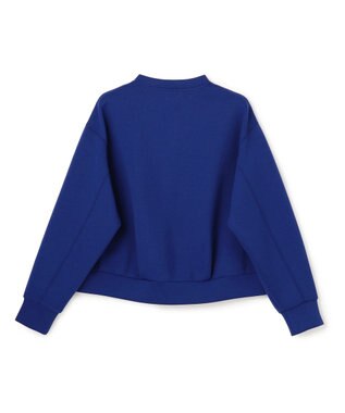 UNFILO L 【野呂佳代さん着用】BEAUTY FORM JERSEY スナップカーディガン ブルー