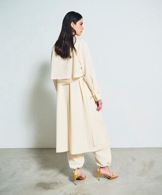 GRACE CONTINENTAL ストレッチスラブ3WAYコート キナリ