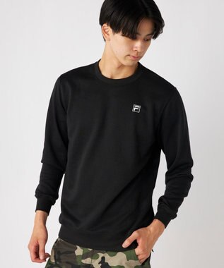 FILA GOLF／marie claire 【FILA GOLF】ベーシックロングスリーブスウェット ブラック