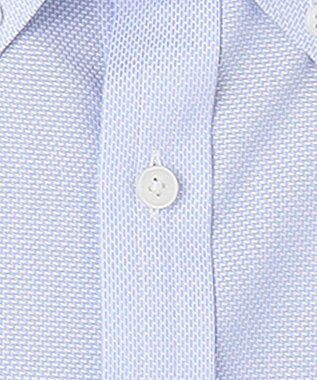 GOTAIRIKU 春夏向け【形態安定】SUMMERPREMIUMPLEATS_ボタンダウン 半袖ドレスシャツ サックスブルー系