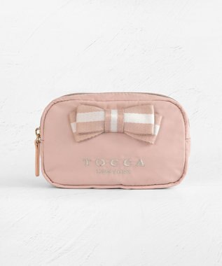 TOCCA 【WEB限定】BICOLOR RIBBON POUCH ポーチ