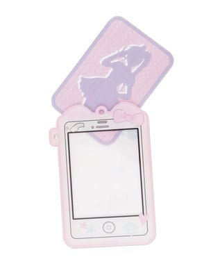 WEGO 【痛バ＆推し活グッズ】あにまるphoneカードホルダーキーホルダー ピンク
