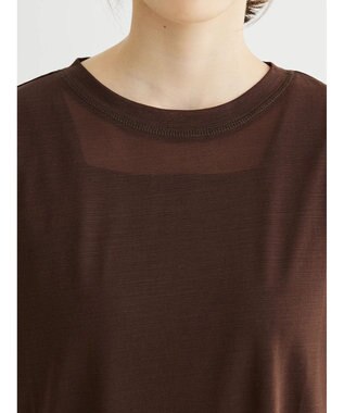 Green Parks シアーカットチュニック Brown