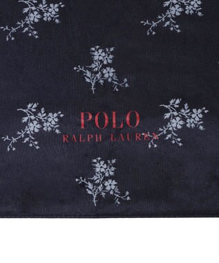 MOONBAT 【WEB限定/UV遮蔽率100％/晴雨兼用】POLO RALPH LAUREN （ポロ ラルフローレン）晴雨兼用日傘 折りたたみ傘 コンパクト 花柄 ネイビーブルー
