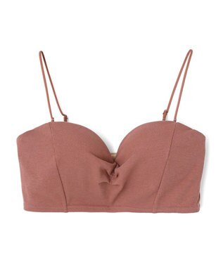 San-ai Resort（三愛水着楽園） 【楽旅ブラ】リブニットチューブブラ【northerly】 ピンク