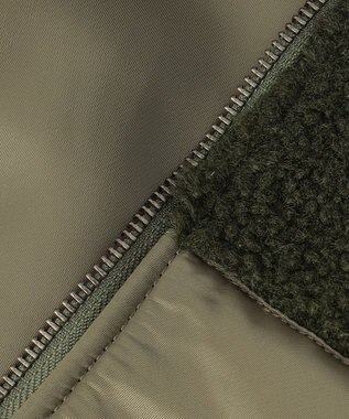 J.PRESS YORK STREET 【UNISEX】リバーシブルMA-1 カーキ系