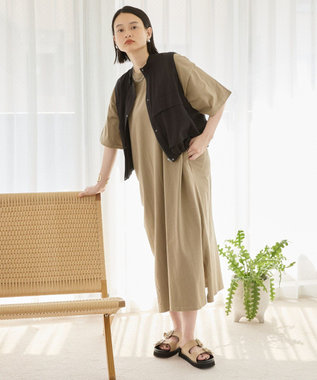 AMERICAN HOLIC Ｗポケットショートベスト Black