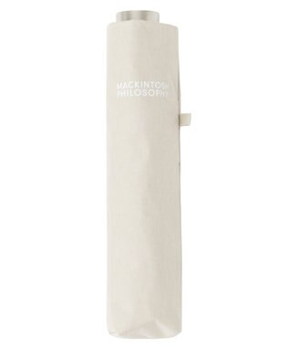 MOONBAT 【フワクール生地使用/軽量】MACKINTOSH PHILOSOPHY 遮光 晴雨兼用 折りたたみ日傘 シャンブレー ベージュ