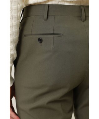 DAKS ストレッチツイルパンツ カーキ