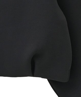 earth music&ecology ダンボールニットZIPブルゾン Black