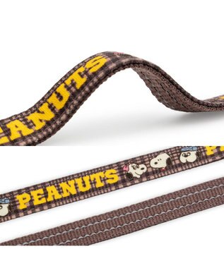 PET PARADISE スヌーピー ショルダーリード 《兄弟柄》 ＳＭ 中型犬 ブラウン