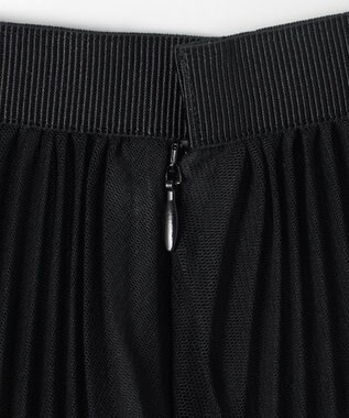 23区 【GOLD LABEL/見上愛さん着用】チュールプリーツ スカート ブラック系