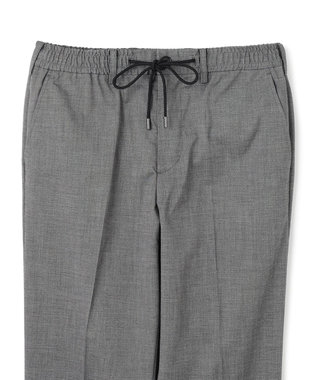 JOSEPH HOMME 【ストレッチ/ウエストゴム仕様】キャリーマンストレッチ ドロスト付ストレートパンツ / HOVE ライトグレー系