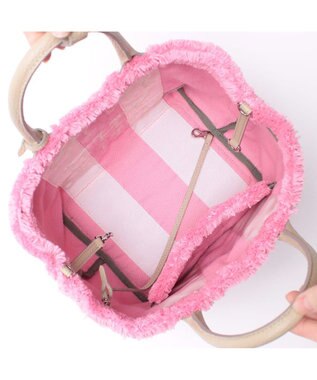 A.D.M.J. 【もこもこ】オスカー/コード刺しゅうキューブトート21cm(Dカン＋) FADAD ROSE