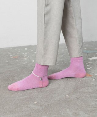 TRICOTE アンクレット付きベーシックソックス 72PINK