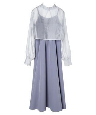 earth music&ecology ＳＥＴ２点ボレロ＋キャミワンピース Sax