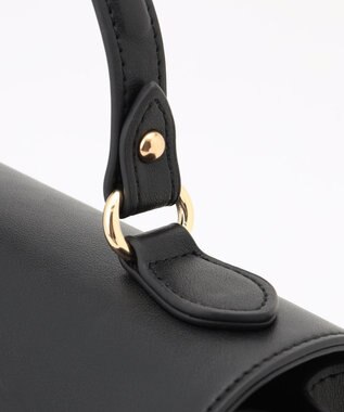 J.PRESS LADIES 【2way】フラップノーブル バッグ ブラック系