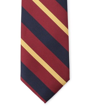 J.PRESS MEN 【定番】オーセンティックレジメンタル ネクタイ レッド系1