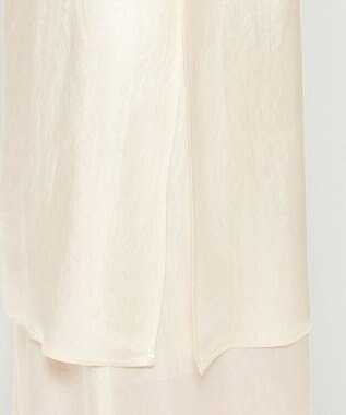 uncrave アセテートヴィンテージサテン キャミソールブラウス エクリュ