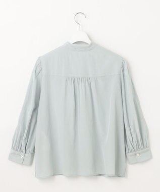 自由区 L 【洗える】TACブライトローン ブラウス 黄緑系