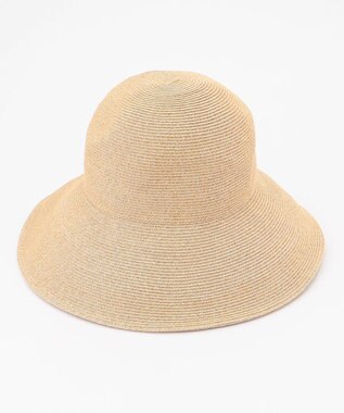 23区 【UVカット/洗える】ペーパー ブレード ハット ベージュ系