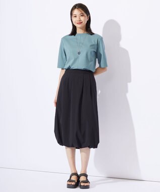 J.PRESS LADIES リバーシブルドロップエポ ネックレス ネイビー系