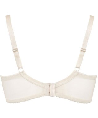 WACOAL 【リボンブラ 脇すっきり】 ブラジャー 脇高設計 着やせシルエット 谷間をメイクしてキープ Gカップまで対応 大きいサイズ レディース BRB433 /ワコール ベージュ