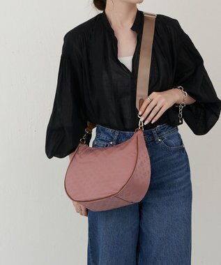 russet 2WAYショルダーバッグ【ナイロンジャガード】(CE-1446) DarkPink3