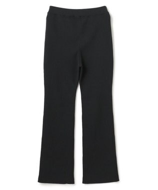 BEIGE， 【洗える】ROUBINE / リブニットパンツ Black