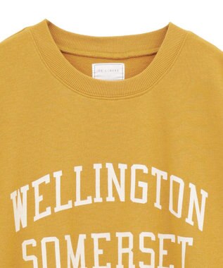 Green Parks オーバーサイズロゴ裏毛プルオーバー Mustard