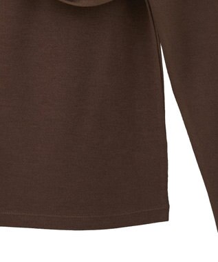 earth music&ecology リボンライクドレーププルオーバー Brown