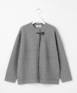 J.PRESS LADIES L RACOON カーディガン グレー系