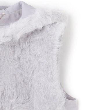 BEIGE， CLAWLEY / ファー ジレ Sax