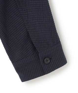 JOSEPH HOMME ＜新色追加＞新素材【通気性/ストレッチ】トリコサッカーストレッチ 　ジップアップブルゾン ネイビー系