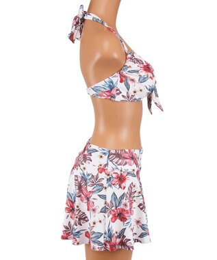 San-ai Resort（三愛水着楽園） 4点セット水着【San-ai Resort（サンアイリゾート）】 ホワイト