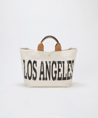 TOPKAPI 【Breath TOPKAPI】シティ プリント キャンバス 2way トートバッグ / A4対応 オフ