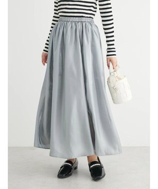 Green Parks ２ｗａｙ　リバーシブルシャイニーチュールスカートII Gray