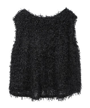 Green Parks ・ＳＵＧＡＲ　ＳＰＯＯＮ　フェザーヤーンベスト Black