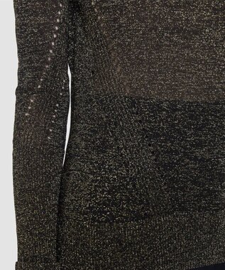 JOSEPH ルレックスニット　ハイネックニット Black / Gilt