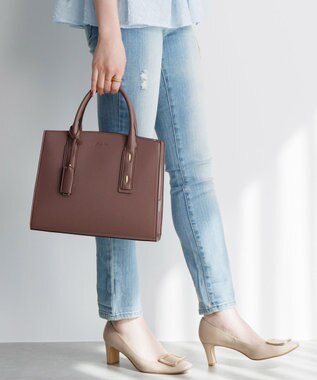 ACE BAGS & LUGGAGE Jewelna Rose メルジュール トートバッグ ミドルサイズ 65601 ジュエルナローズ ブラウン