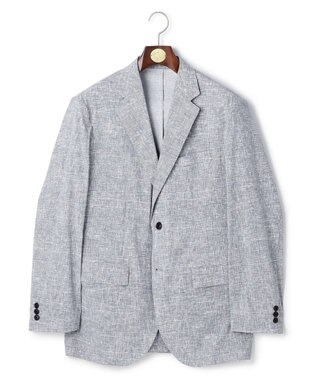 J.PRESS MEN 新色【MECHANICAL】【超軽量 / 清涼感 / 洗える】 ハイパワーストレッチ リネンルックジャケット_26年モデル ライトグレー系