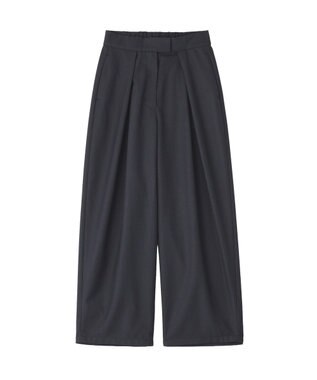 CRAFT STANDARD BOUTIQUE ＜セレモニー＞フロントタックカーブパンツ Gray